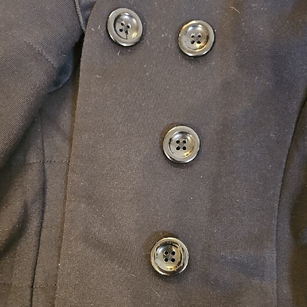Janie and Jack Classic Black Pea Coat for Kids - Picture 10 of 10
